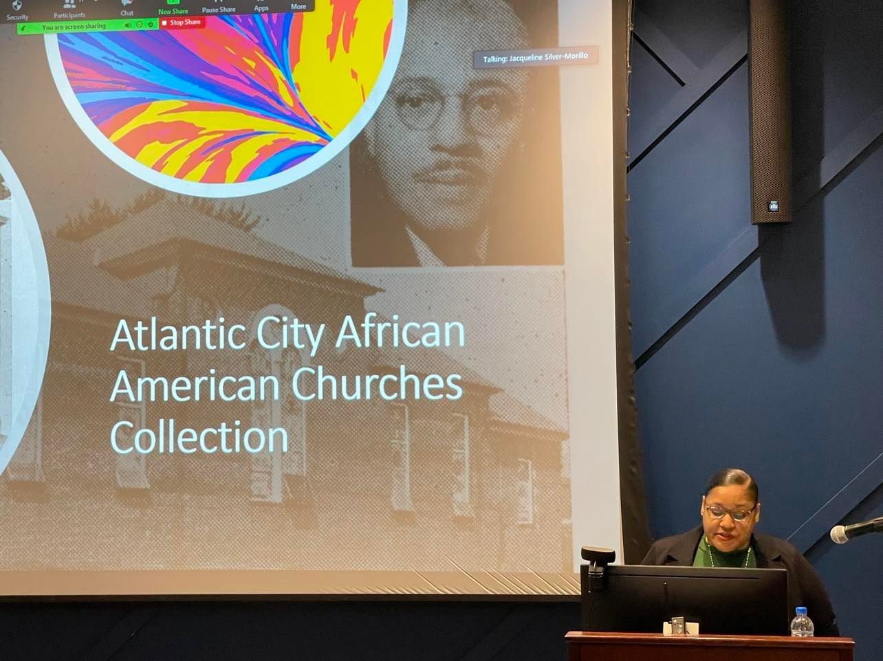 Jacqueline Silver-Morillo, a library archivist, served as the project director. Photo Credit: Mark Tyler