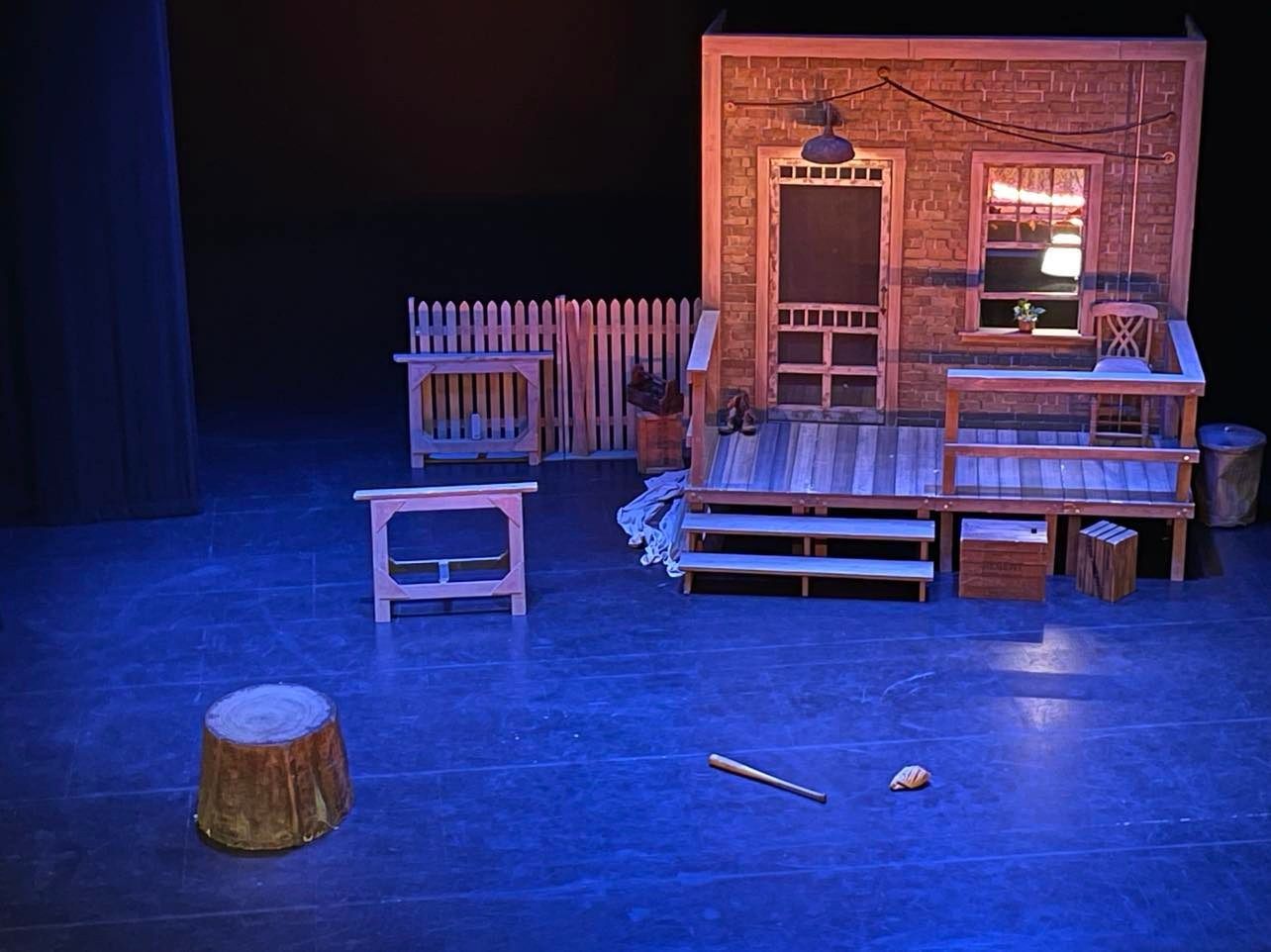 The set of August Wilson's Fences is quiet just before the play begins. Photo Credit: Mark Tyler