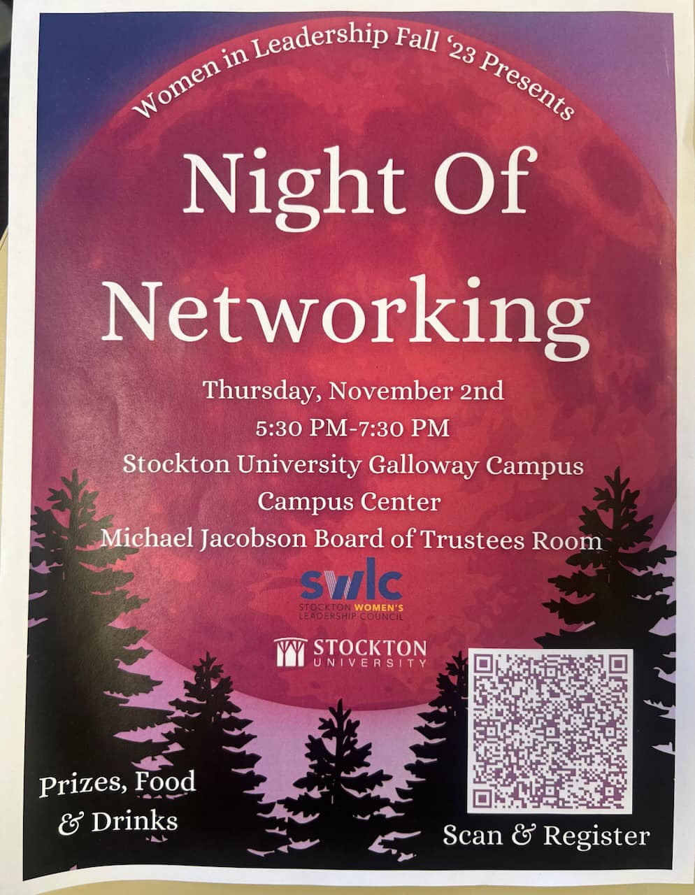 Stockton Students to Host a Night of Networking