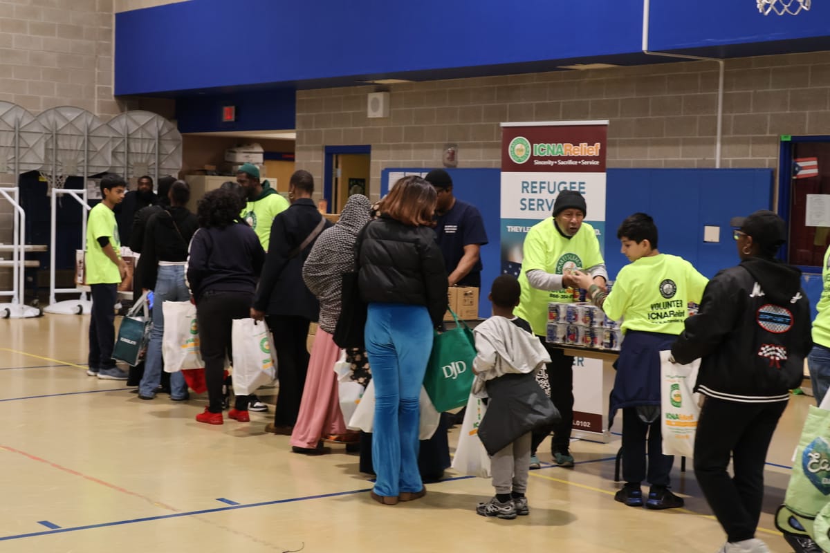 Sovereign Avenue School Becomes Center of Hope During ICNA Relief Winter Giveaway