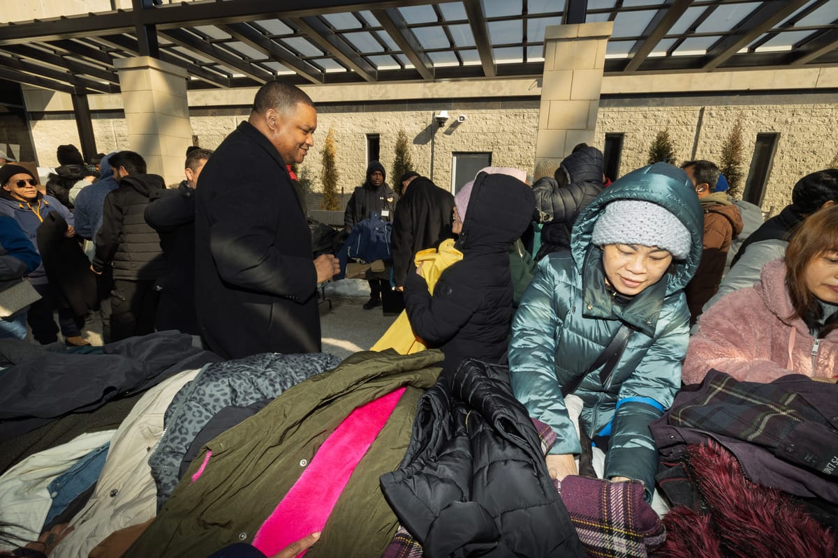 Atlantic City Residents Brave Cold to Receive Winter Coats at City Hall Giveaway