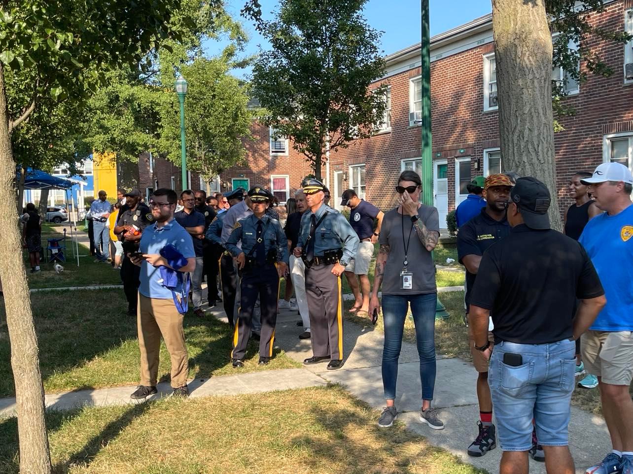 Law Enforcement, Civic Leaders Walk Neighborhoods to Promote Understanding