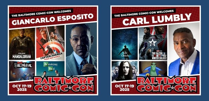 Baltimore Comic Con!                    5 Reasons to Attend theComic Book, Sci-Fi, and Fantasy Convention!