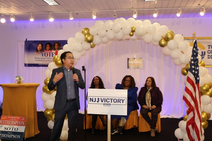 Sen. Andy Kim Rallies Democrats in Hamilton Township Ahead of Election Day