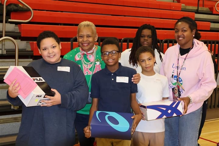 Shoes That Fit and Borgata Donate 500 New Sneakers to Students at AC’s MLK School