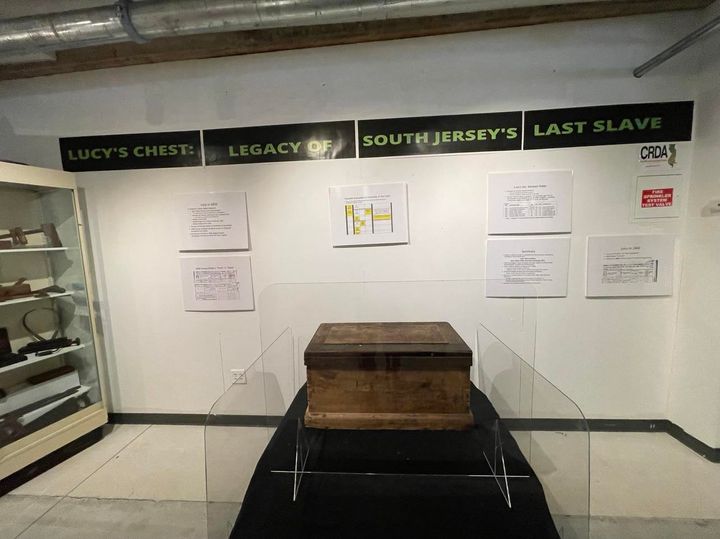 The Lucy's Chest:  Legacy of South Jersey’s Last Slave exhibit will be on display until the end of 2022. Photo Credit: Mark T