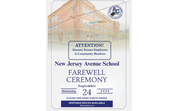 Atlantic City to Bid Farewell to New Jersey Avenue School